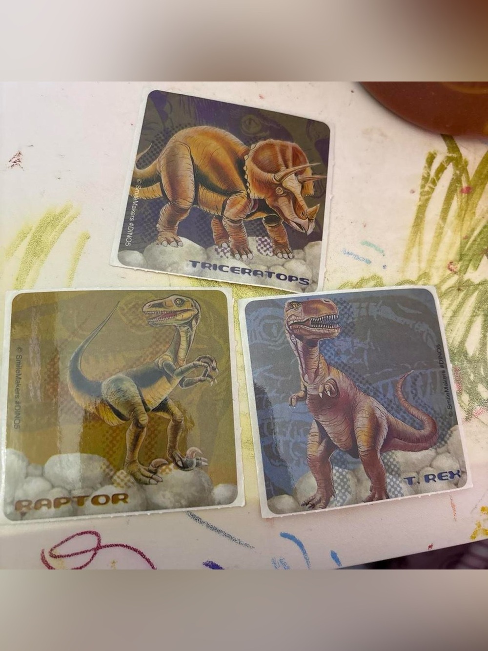 T-Rex, Triceratops & Raptor Stickers